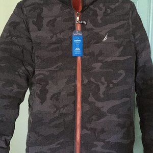 Nautica men's reversible puffer. MEDIUM.  NEW WITH TAG